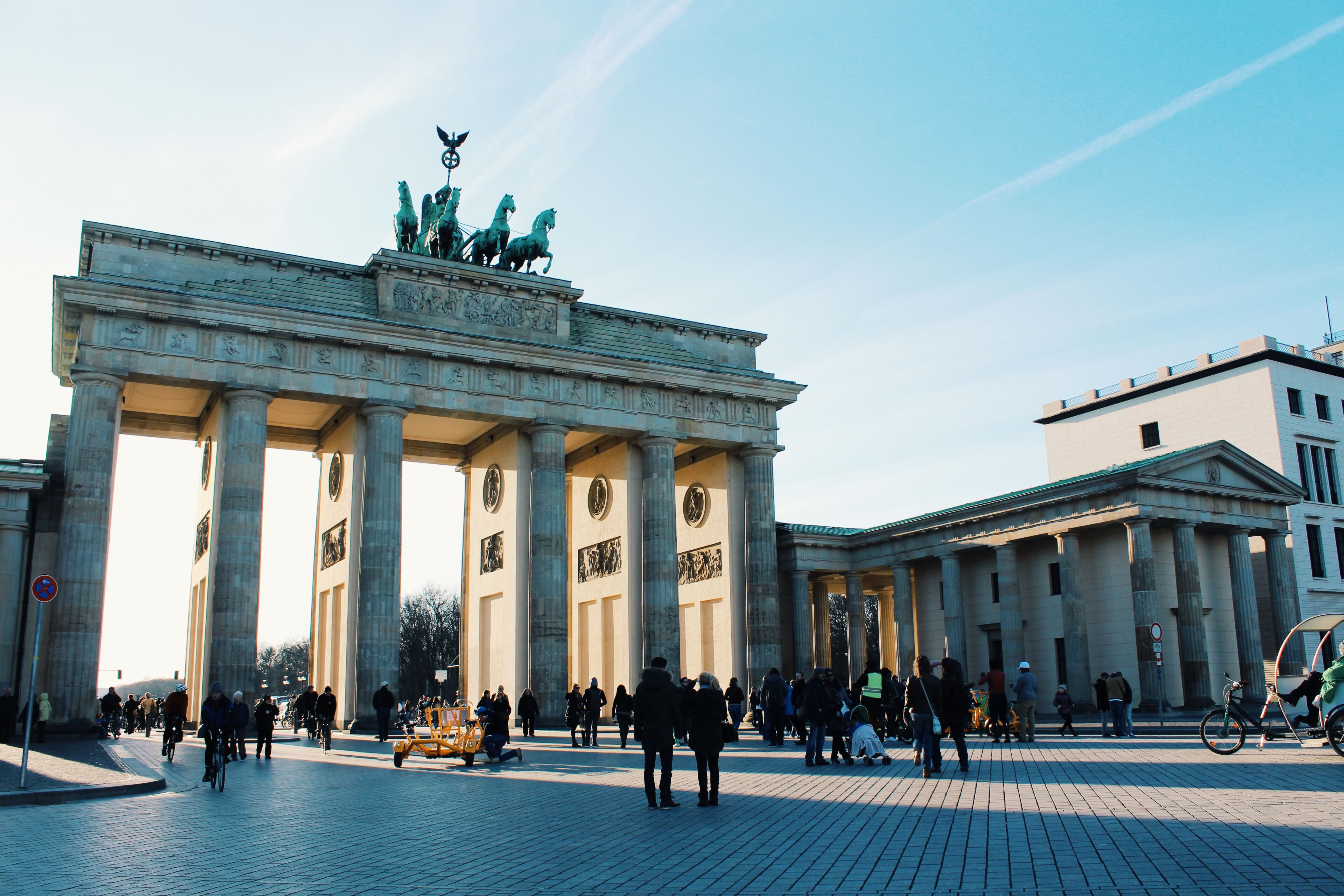 Триумфальная арка в Берлине Бранденбургские ворота